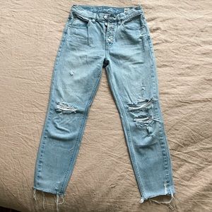 Free People Cropped Jeans